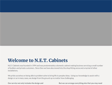 Tablet Screenshot of netcabinets.com.au